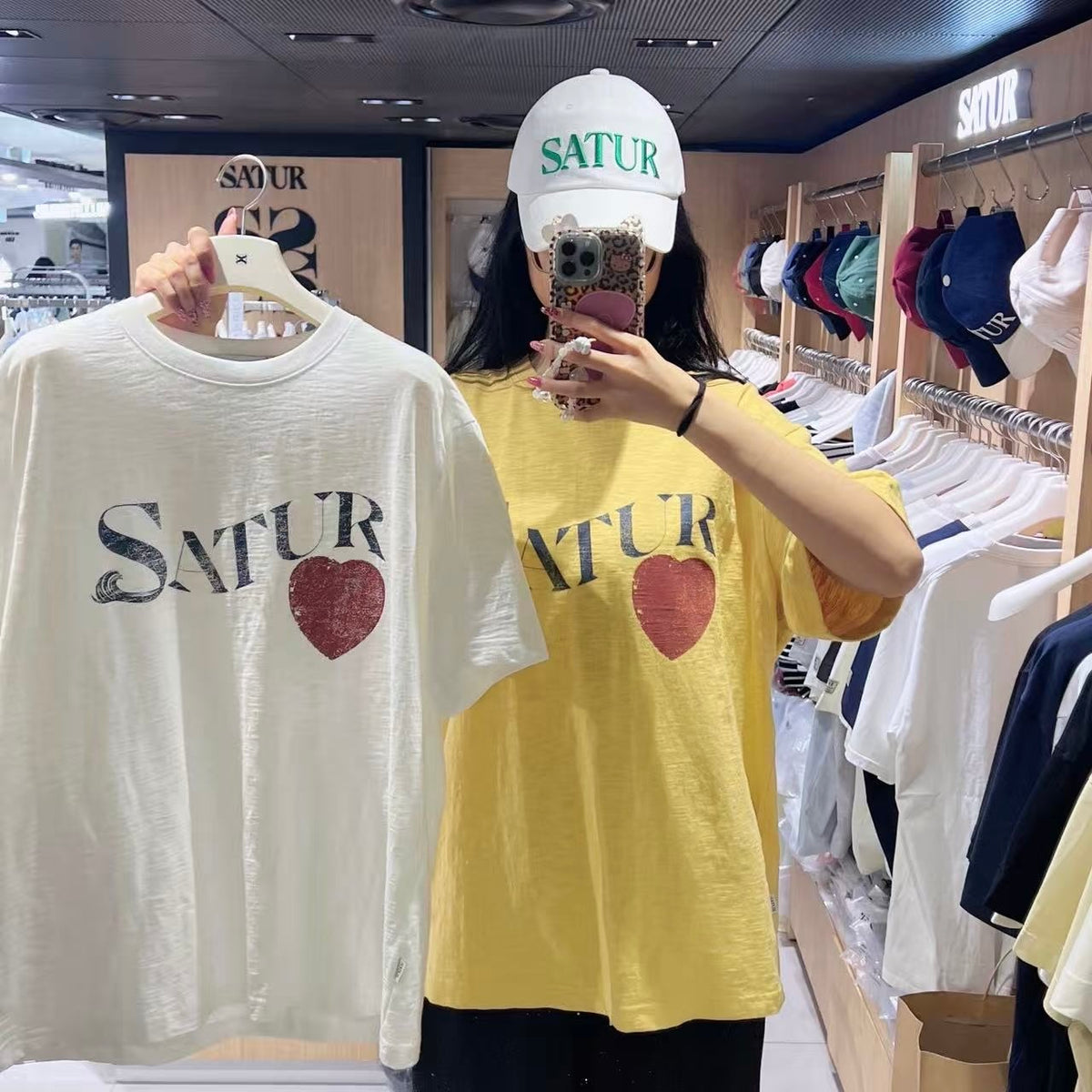 韓國 Satur T-Shirt (男女同款)【SR311】