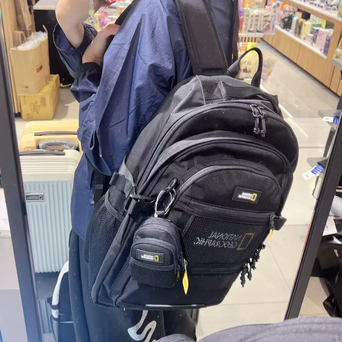 韓國 National Geographic Patch Plus Backpack【NG917】