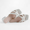韓國 Chaakan Melody Twisted Strap Mule Slippers【CN013】
