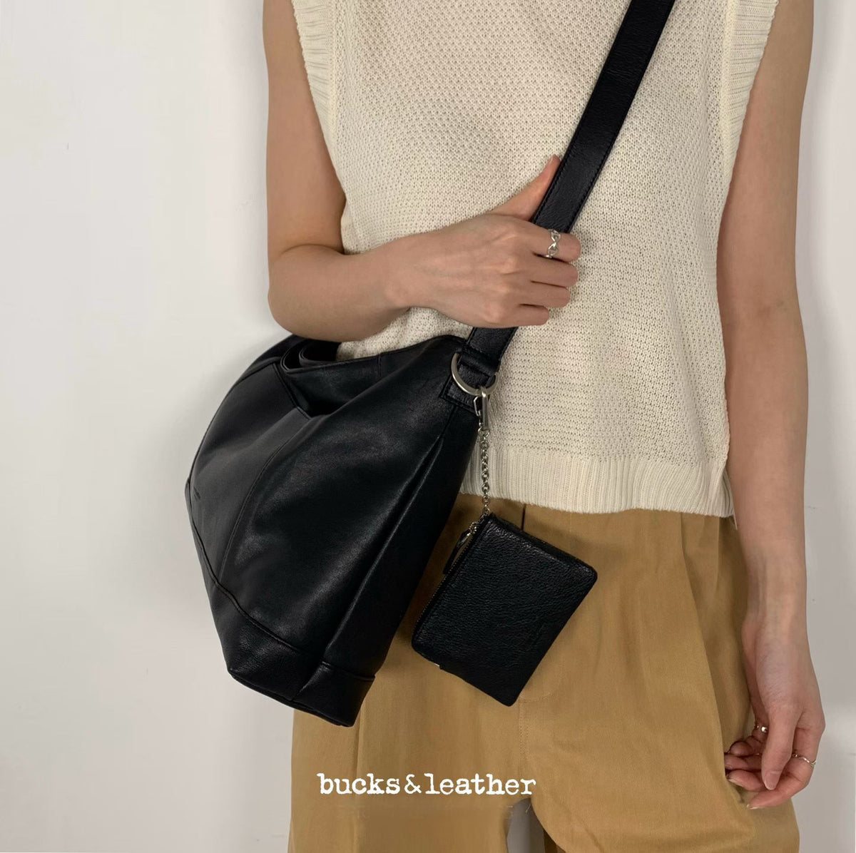 韓國 Bucks & Leather 實用多功能托特包【SM2300】