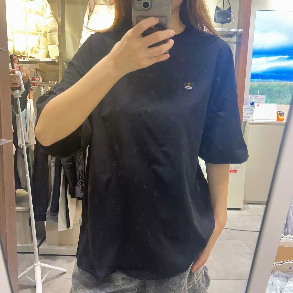韓國 National Geographic 男女同款 T-Shirt【NG1085】