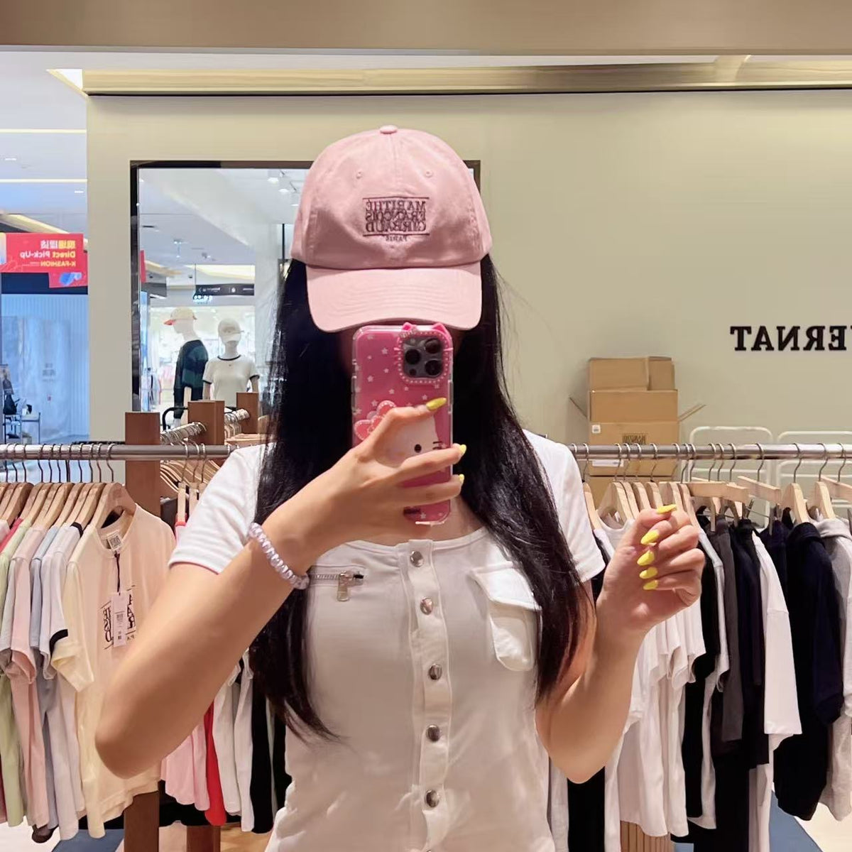 韓國 Marithe Francois Girbaud Small Classic Logo Cap【MD342】