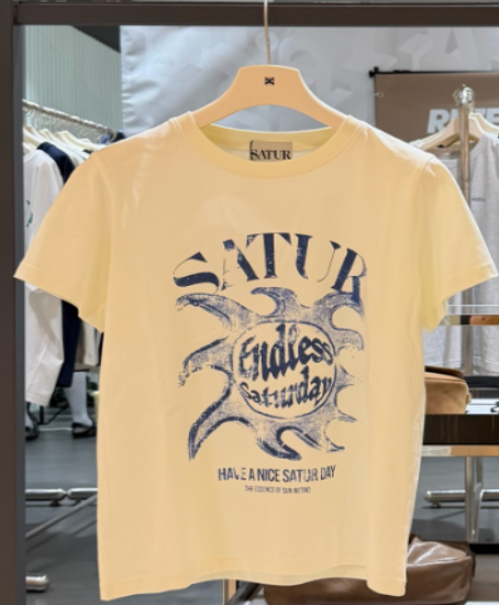 韓國 Satur T-shirt【SR389】