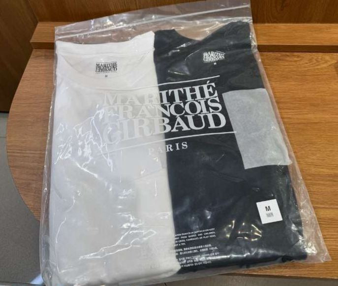 韓國 Marithe Francois Girbaud 2 Pack Lettering Logo Long Sleeve Tee【MD191】