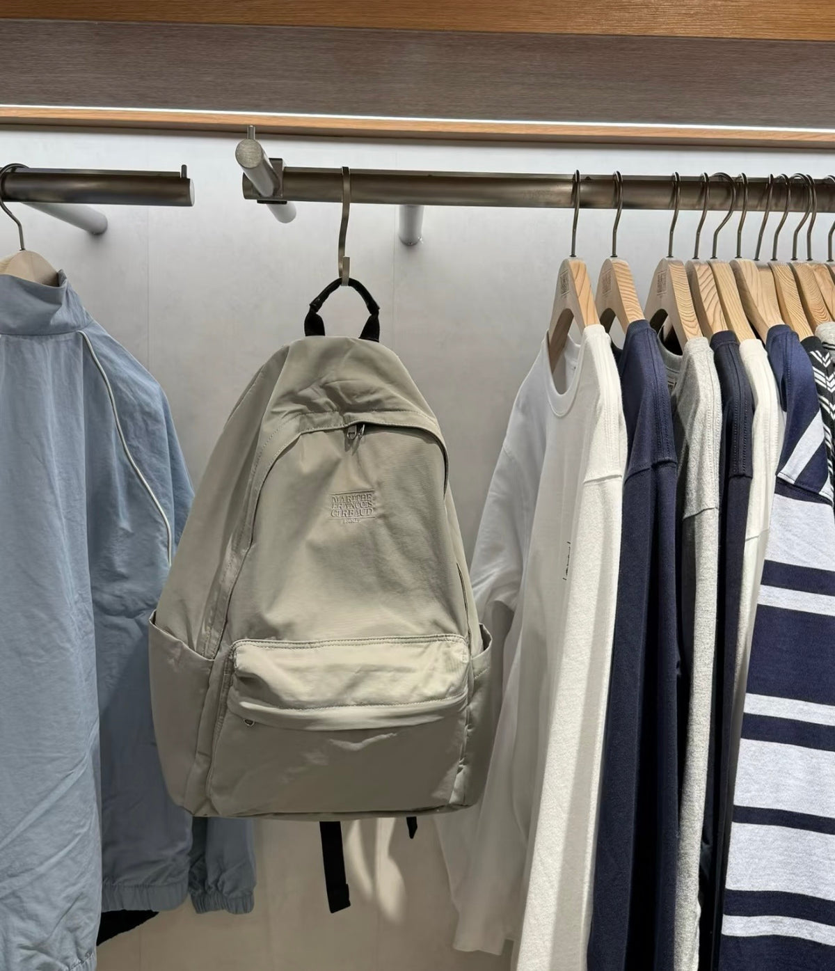 韓國 Marithe Francois Girbaud Classic Logo Light Backpack【MD184】