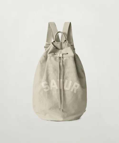 韓國 Satur Canvas Drawstring Bag【SR379】
