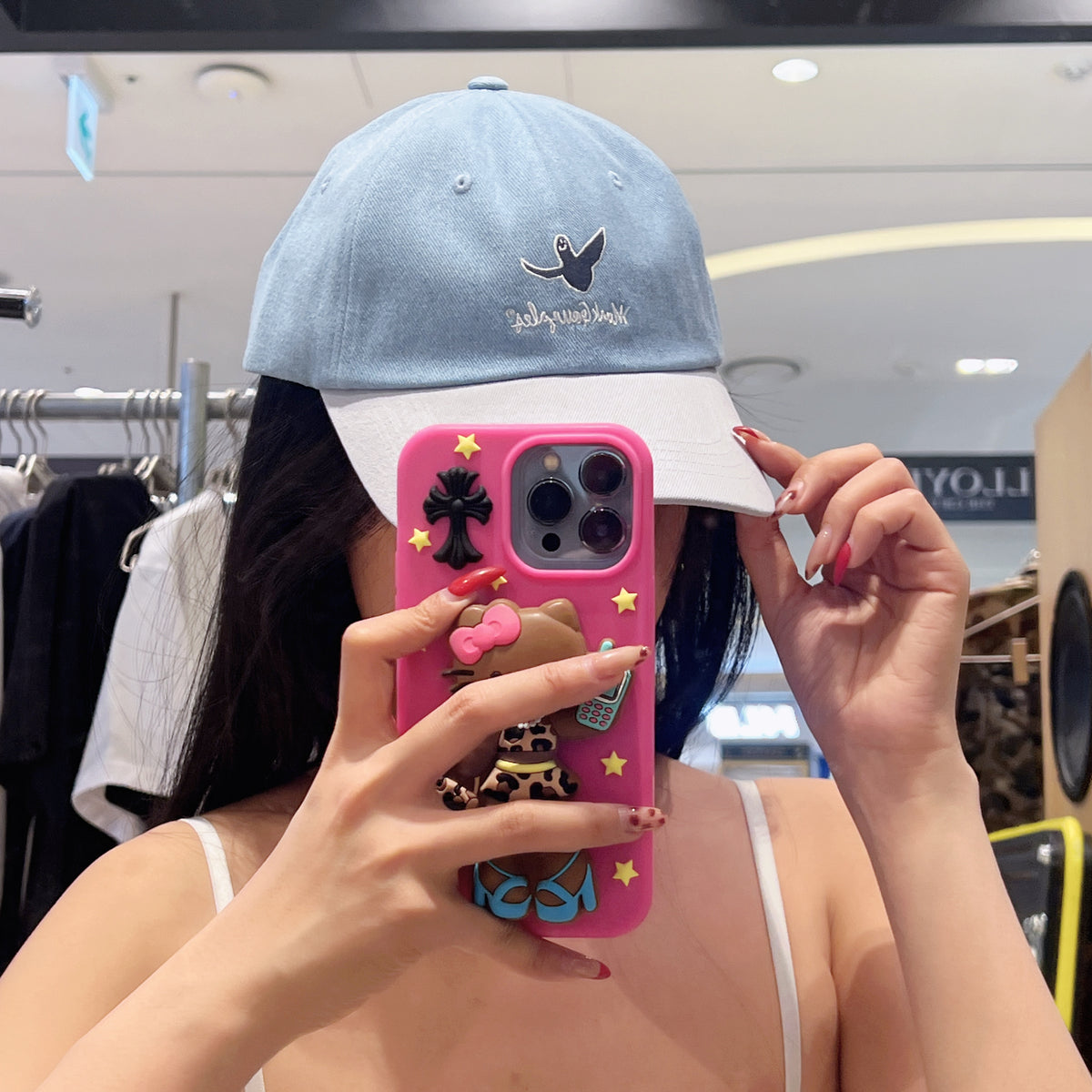 韓國 Mark Gonzales Classic Angel Logo Two-Tone Ball Cap【MG278】