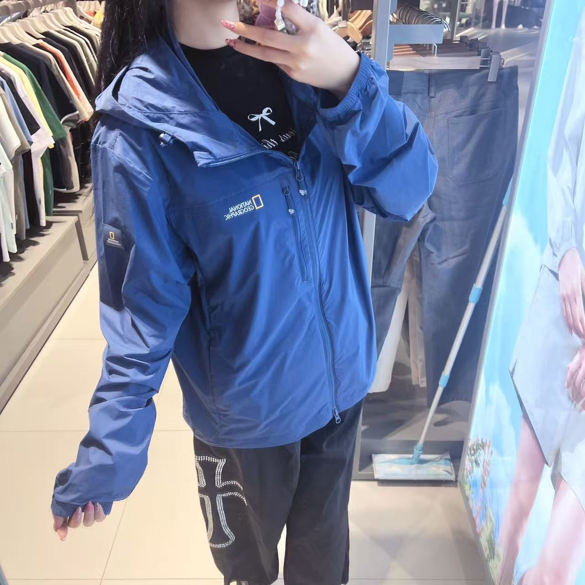 韓國 National Geographic Wallace Hooded Full-Zip Windbreake【NG1047】