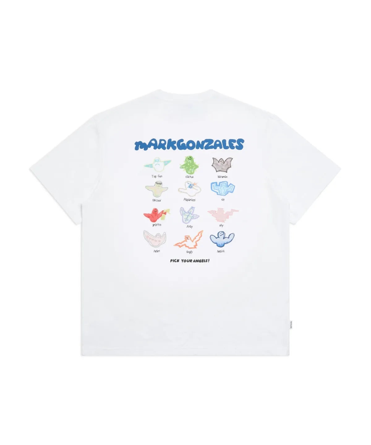 韓國 Mark Gonzales Angel Characters Short Sleeve T-shirt【MG307】