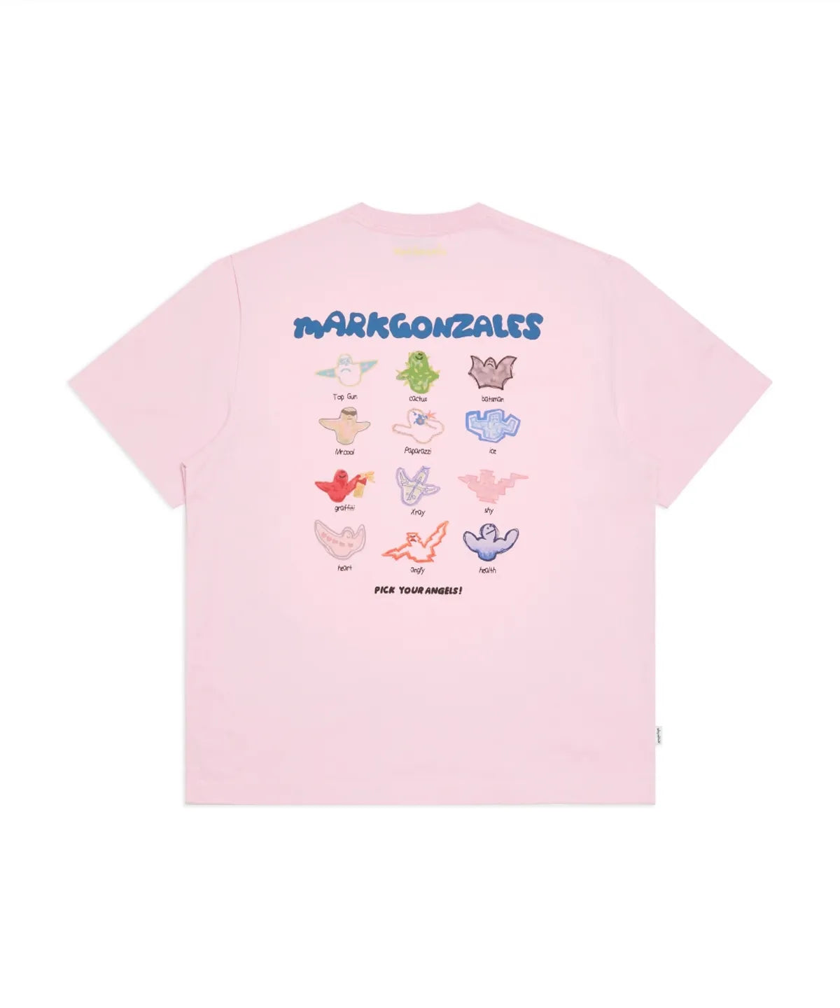 韓國 Mark Gonzales Angel Characters Short Sleeve T-shirt【MG307】