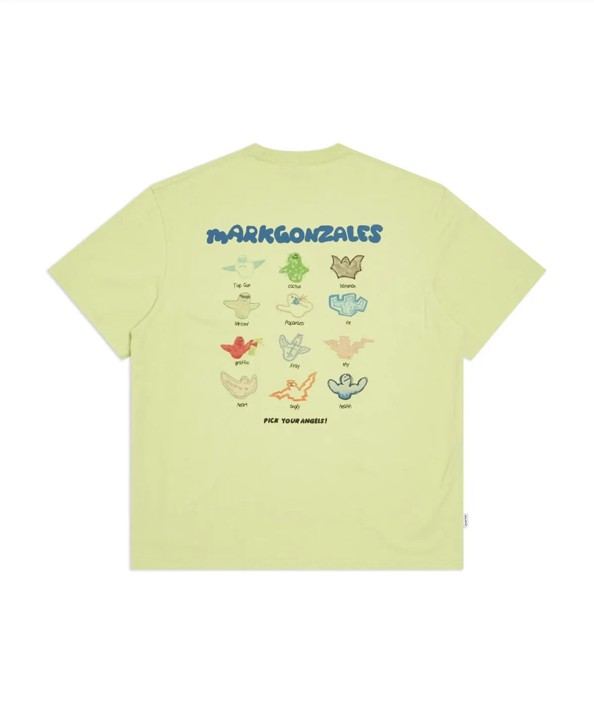 韓國 Mark Gonzales Angel Characters Short Sleeve T-shirt【MG307】