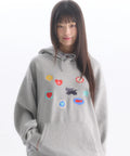 韓國 Ambler Symbol Embroidered Hoodie【AR170】