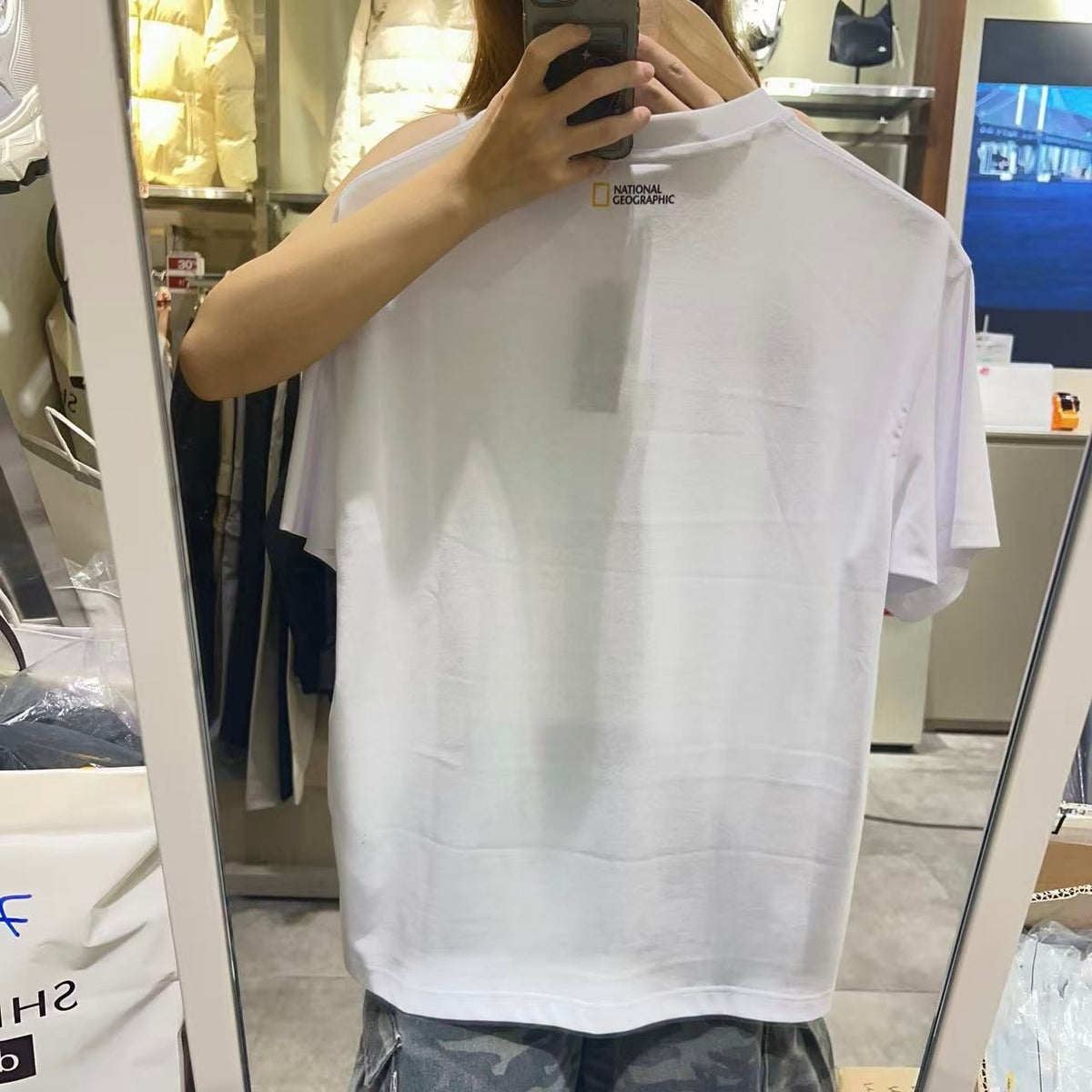 韓國 National Geographic 男女同款 T-Shirt【NG1077】