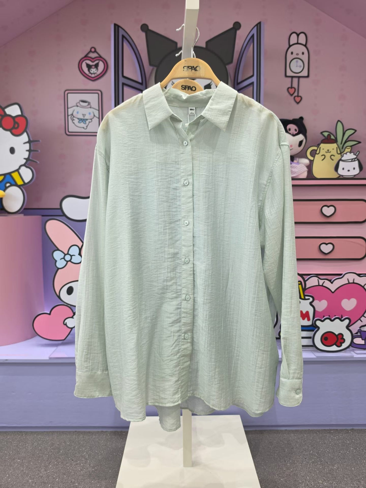 韓國 SPAO See Through Shirt【SP456】
