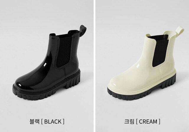 韓國 Chaakan Terry Chelsea Rain Boots【CN023】
