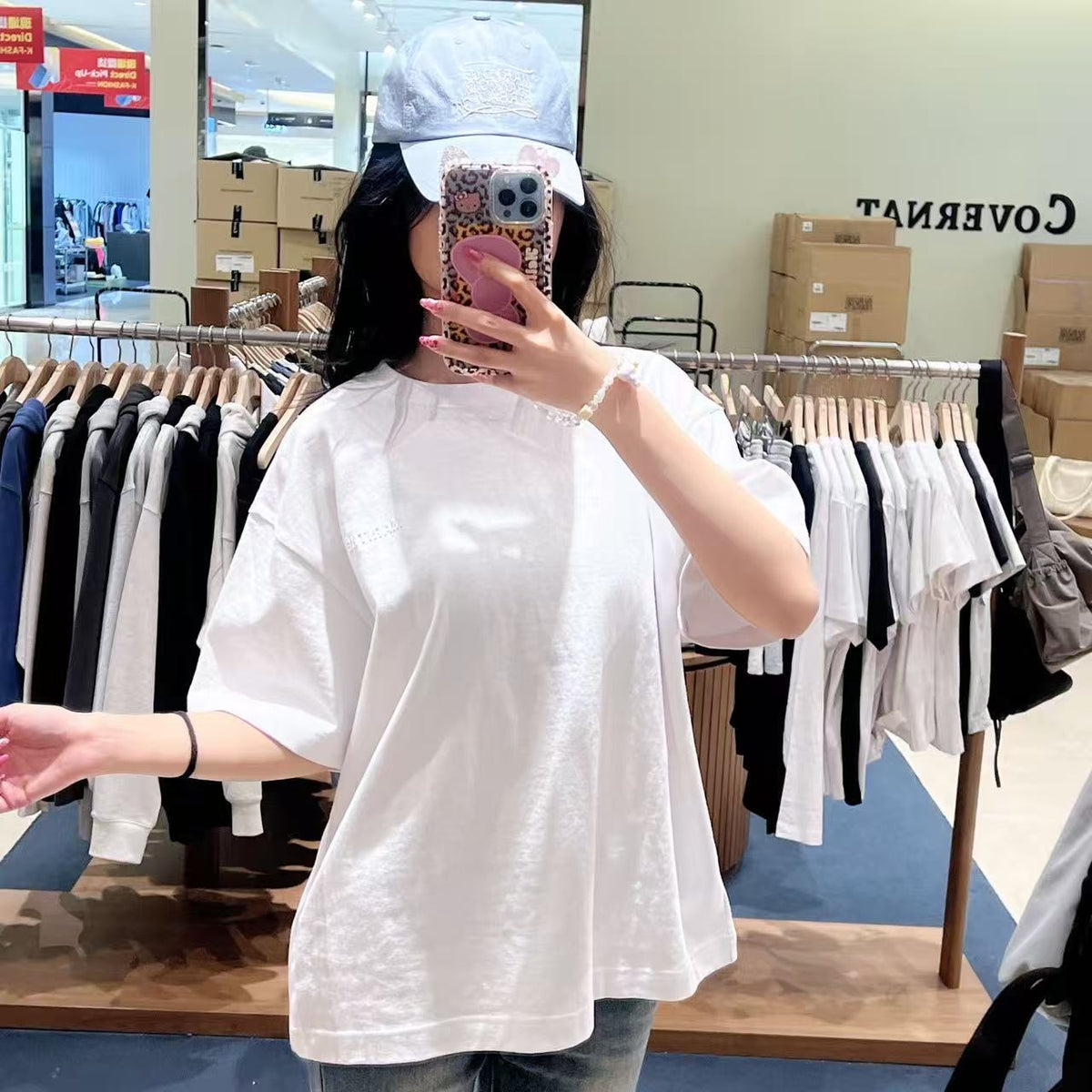 韓國 Marithe Francois Girbaud Embo Small Regular Logo Tee【MD218】