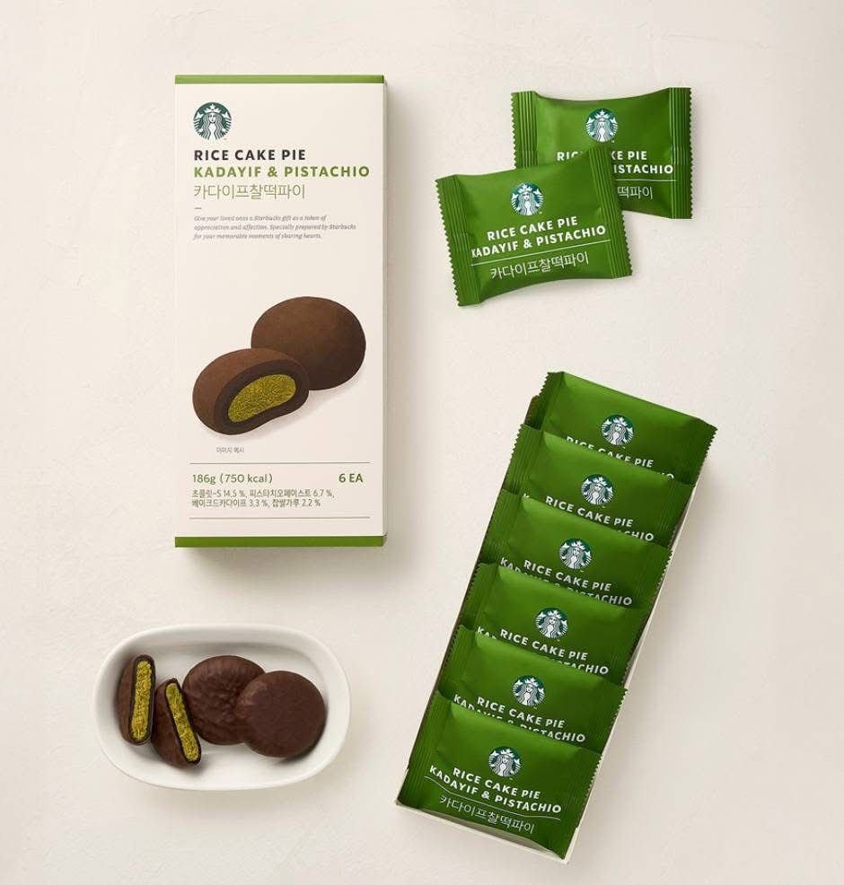 韓國 Starbucks 杜拜朱古力年糕 6 入 【SM1393】