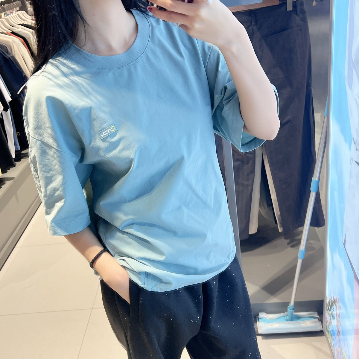 韓國 National Geographic Frozen Air Short Sleeve T-shirt【NG973】