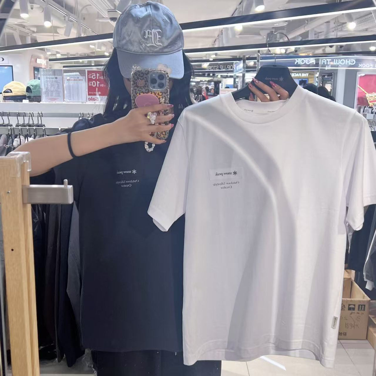韓國 Snowpeak Aerocool Lettering Woven Patch Short Sleeve T-shirt (涼爽面料)【SN119】