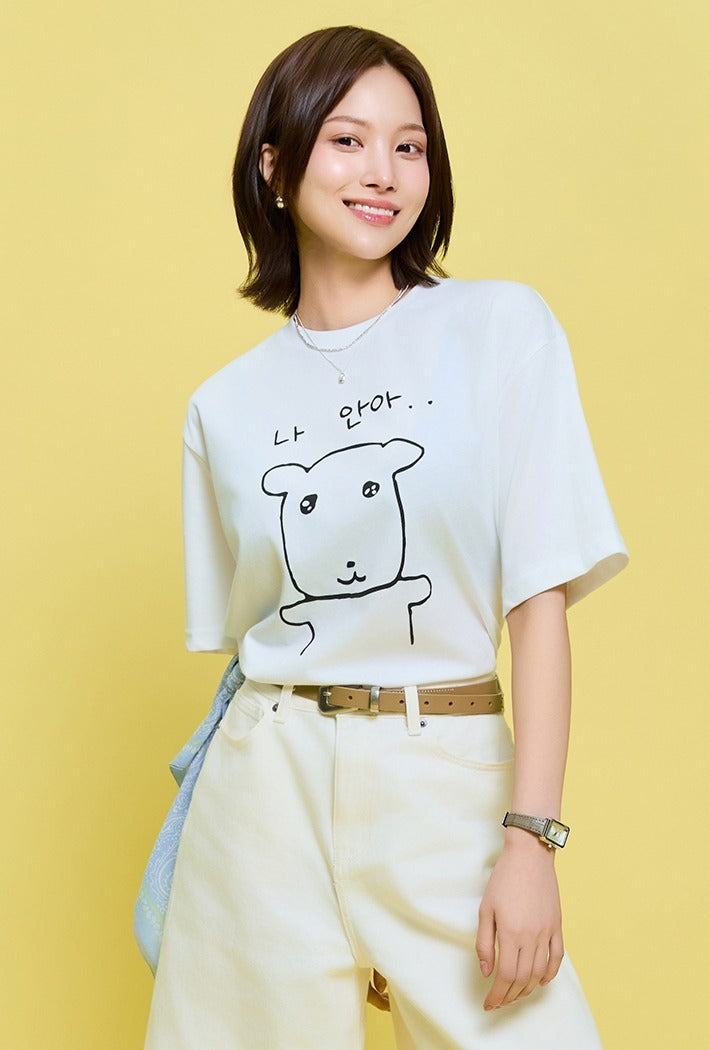 韓國 SPAO Ganadi Short Sleeve T-shirt【SP429】