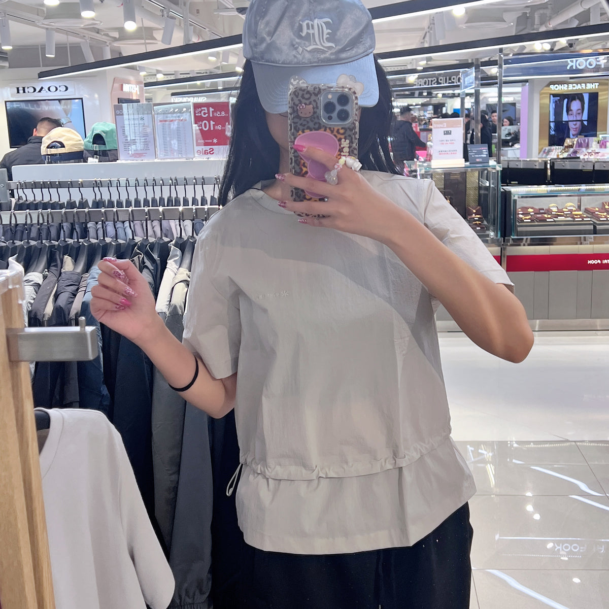 韓國 Snowpeak Root Women's String Short Sleeve T-Shirt (防水防曬面料)【SN152】