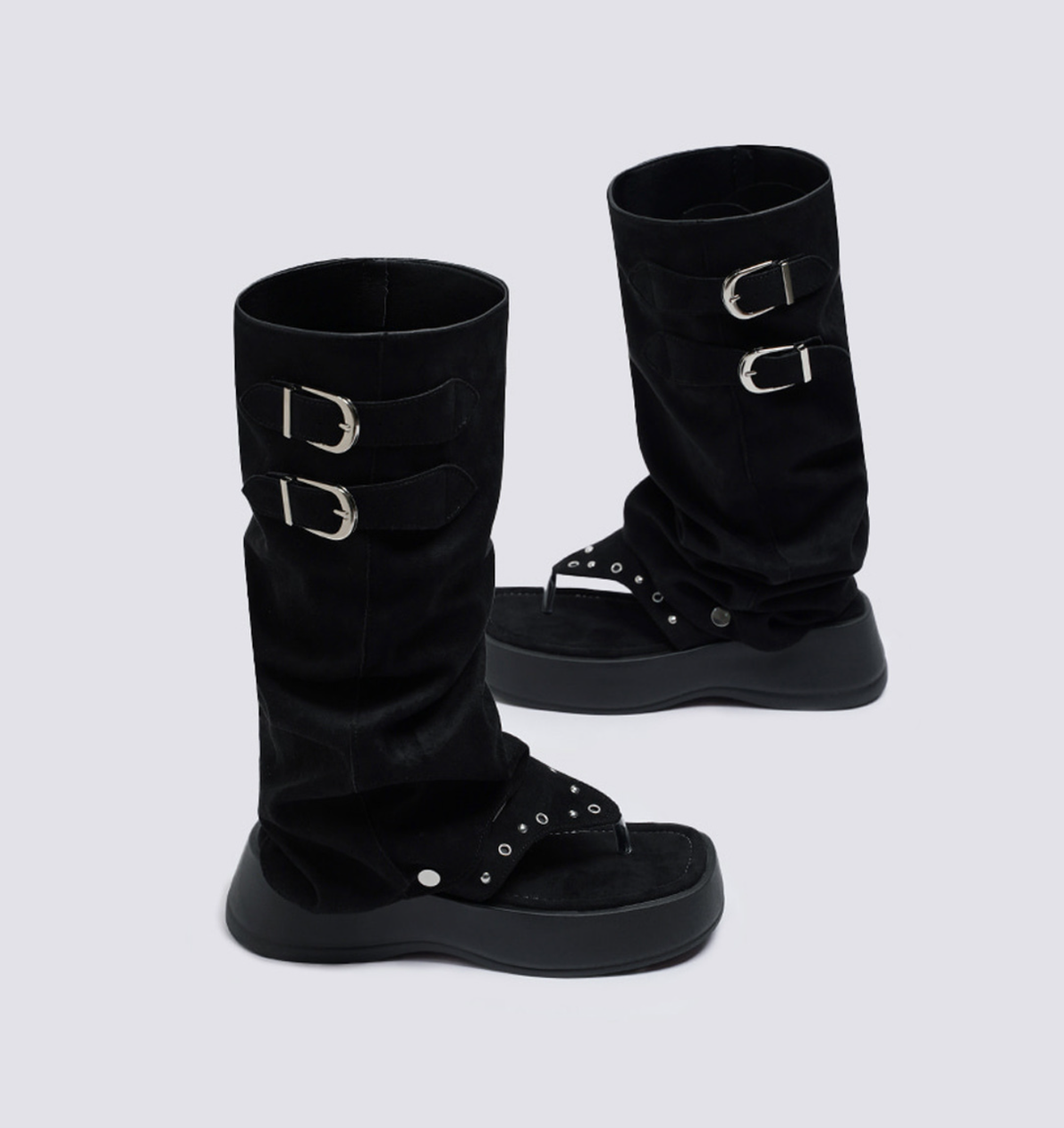 韓國 Chaakan Daryl Two-Way Platform Flip-flop Boots【CN004】
