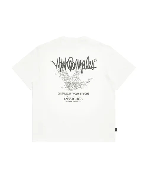 韓國 Mark Gonzales Angel Next Sign Logo Short Sleeve T-Shirt【MG388】