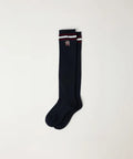 韓國 Satur (W) Crest Logo Knee Socks【SR394】