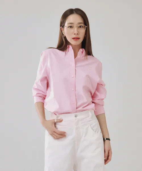 韓國 Satur (W) Lauren Oxford Shirt【SR416】