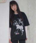 韓國 Ambler A Horse Neighs Graphic Short Sleeve T-shirt【AR181】
