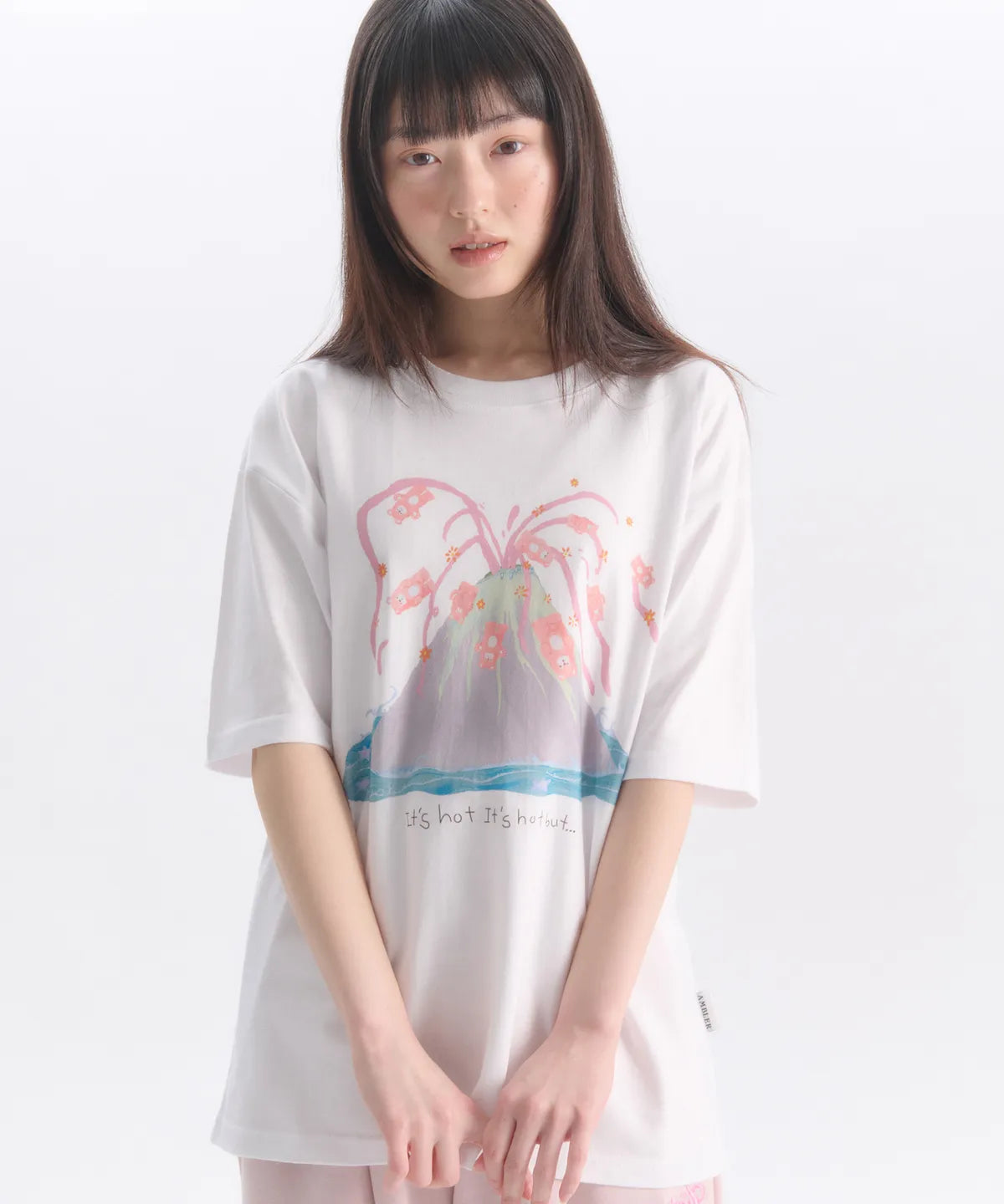 韓國 Ambler The Soft Volcano Tee Graphic Short Sleeve T-shirt【AR182】
