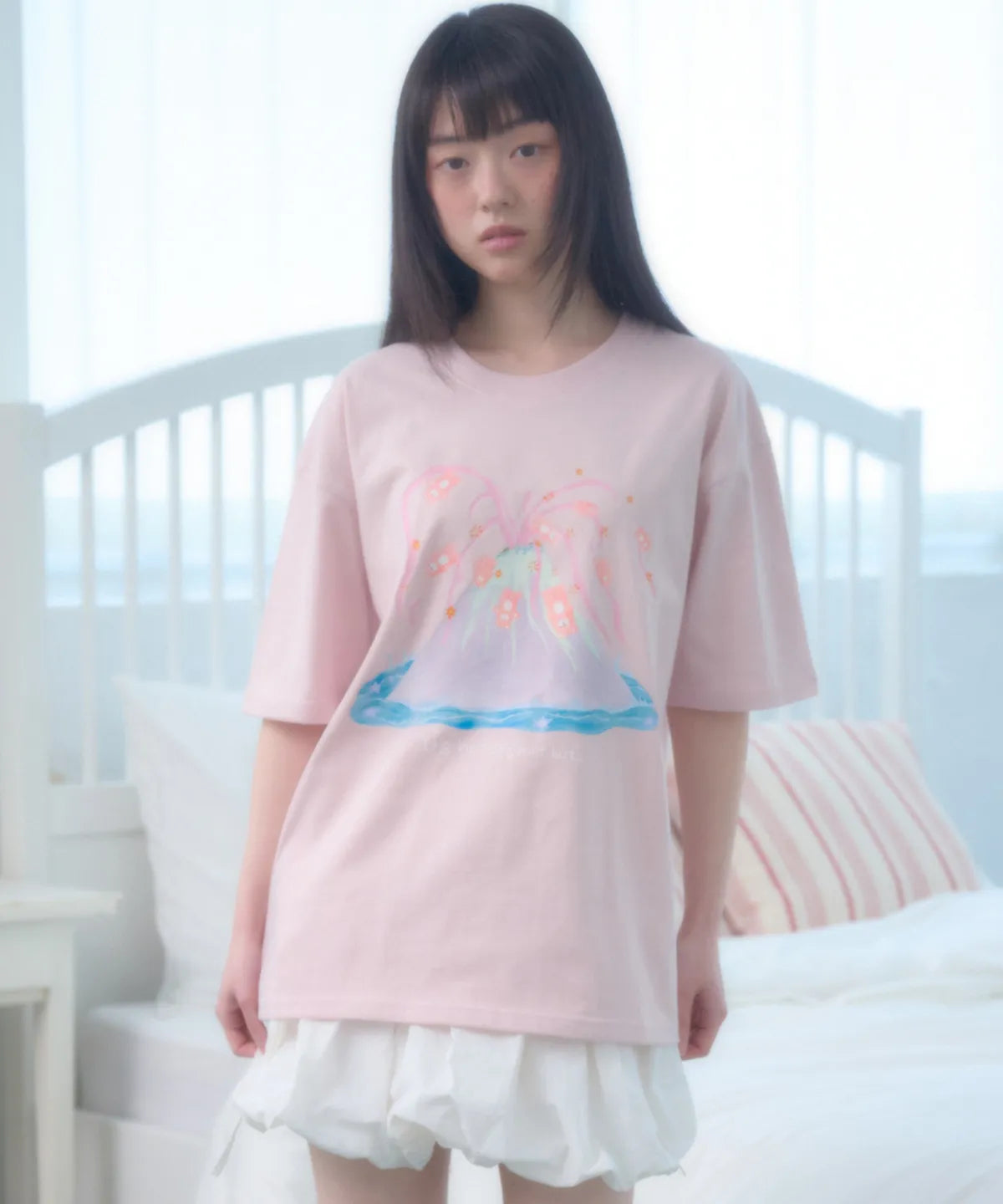 韓國 Ambler The Soft Volcano Tee Graphic Short Sleeve T-shirt【AR182】