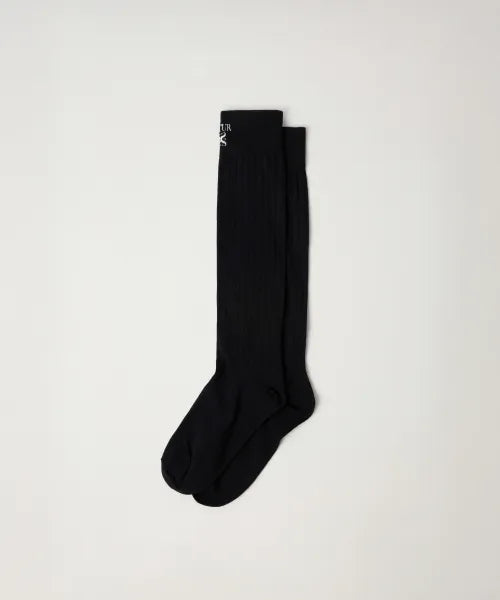 韓國 Satur (W) See-Through Ribbed Socks【SR395】