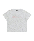 韓國 Mark Gonzales Women's Flower Pattern Crop Short Sleeve T-shirt【MG286】