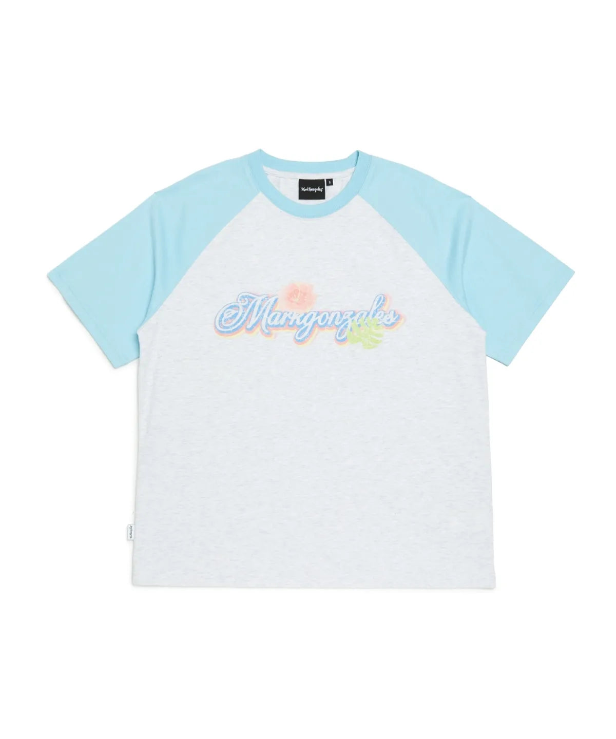 韓國 Mark Gonzales Women's Raglan Vintage Graphic T-shirt【MG284】