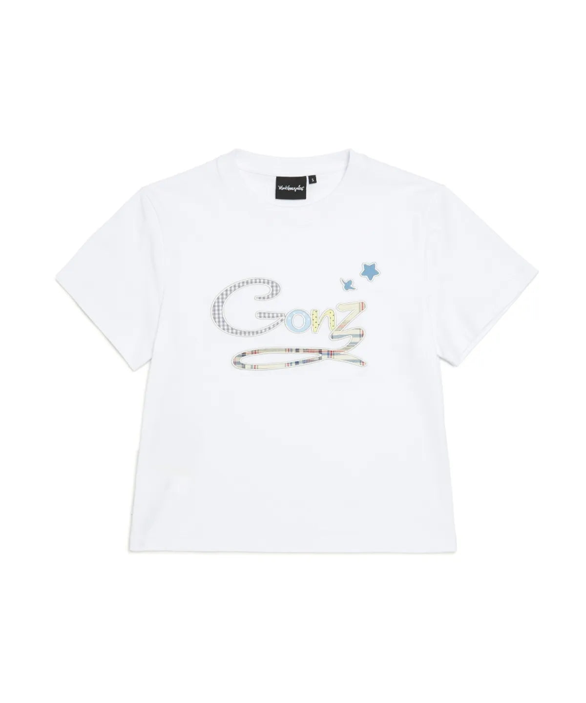韓國 Mark Gonzales Women's GONZ Applique Crop T-shirt【MG283】