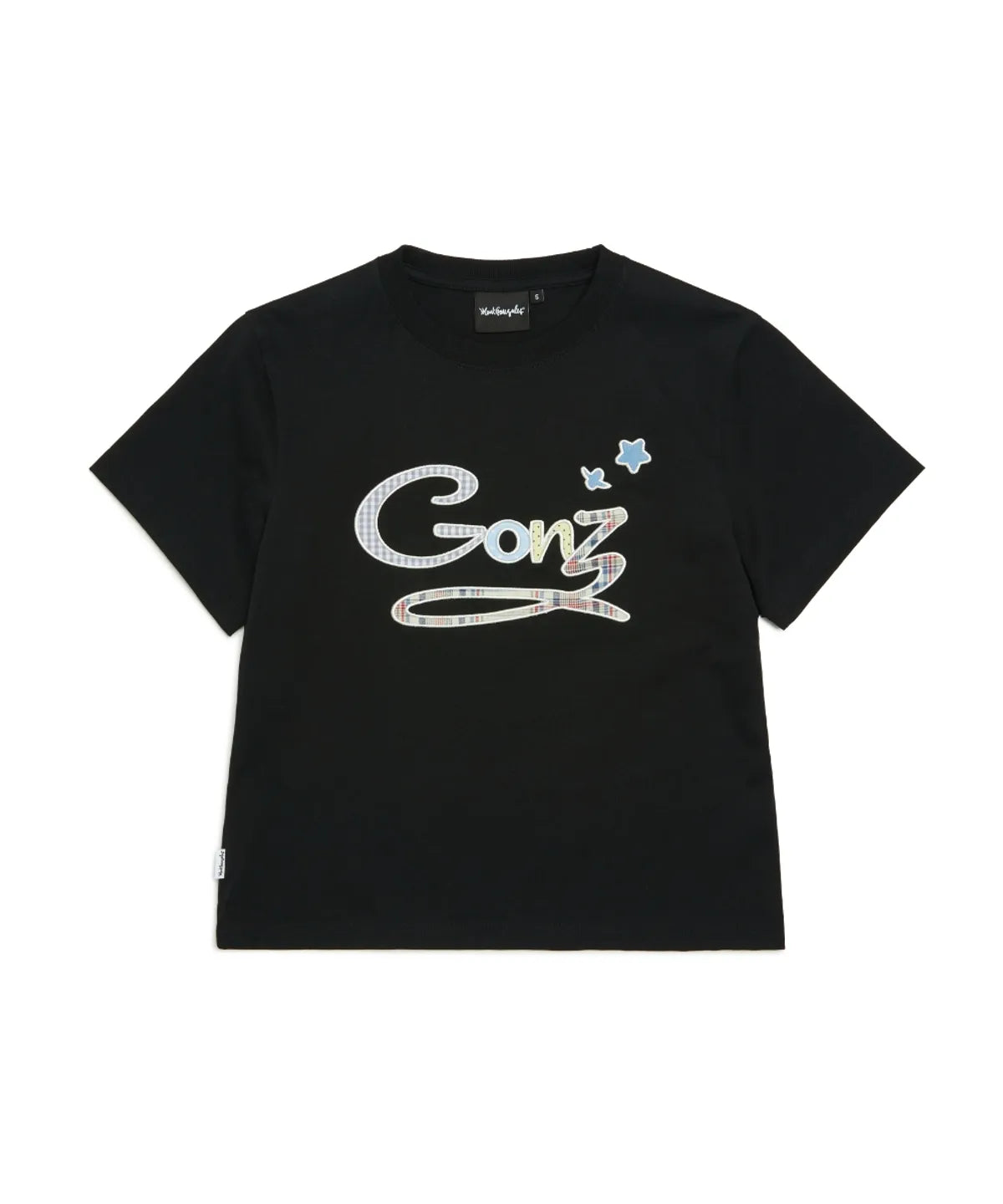 韓國 Mark Gonzales Women's GONZ Applique Crop T-shirt【MG283】