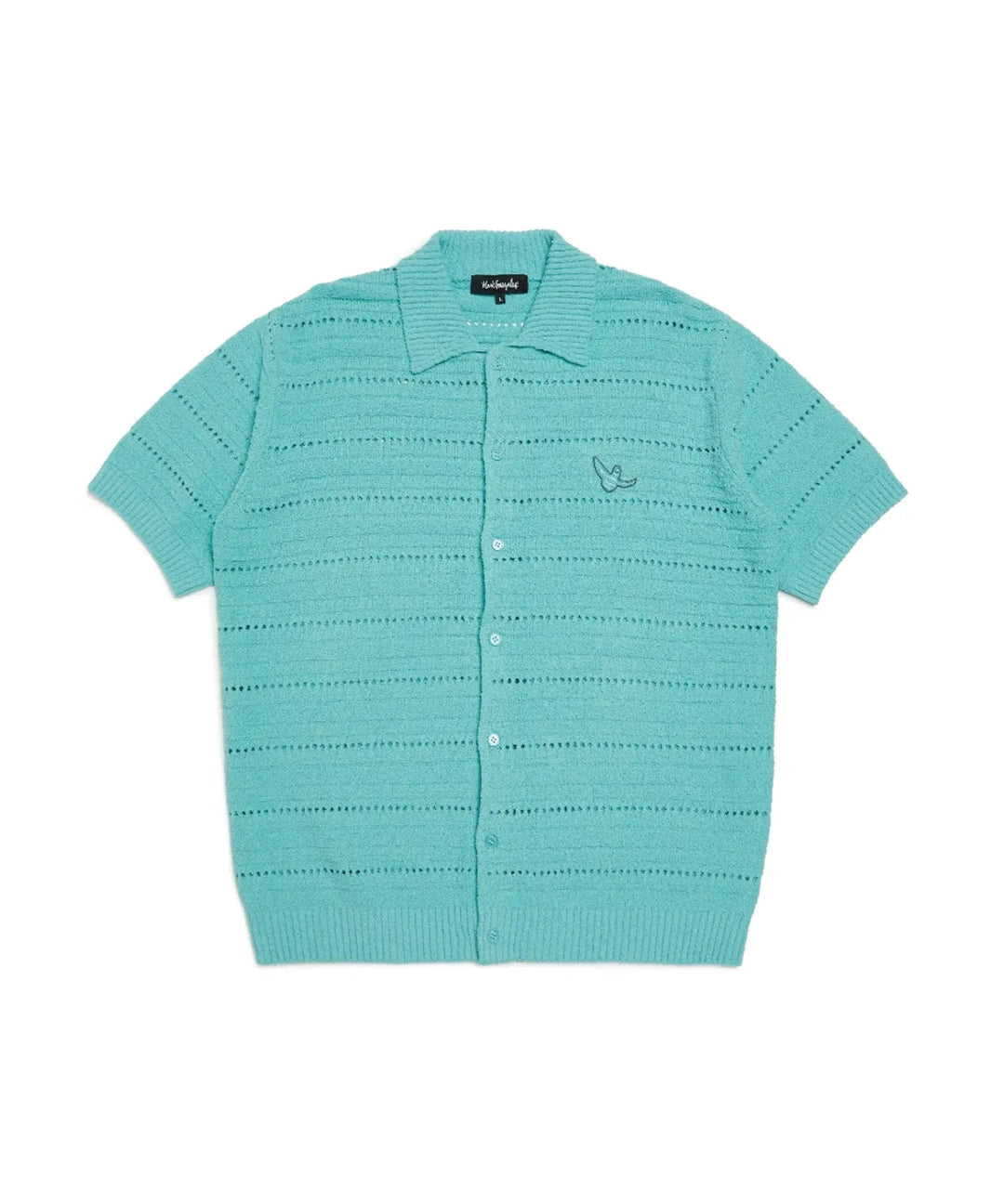 韓國 Mark Gonzales Crochet Short Sleeve Knit Cardigan【MG288】