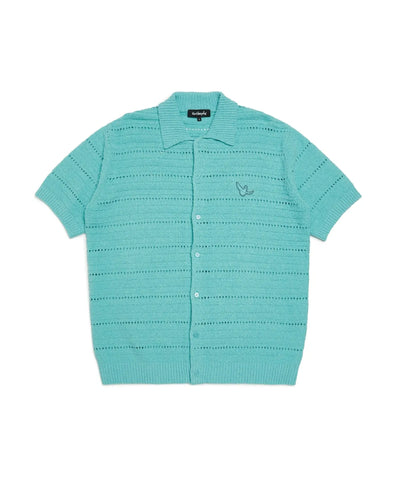 韓國 Mark Gonzales Crochet Short Sleeve Knit Cardigan【MG288】