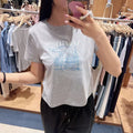 韓國 Marithe Francois Girbaud W French Fruit Shop Graphic Tee【MD312】