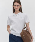 韓國 Marie Claire Origin Logo Pique Polo-T-Shirt【SC658】