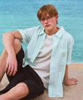 韓國 Satur Rolled-up Half Shirt【SR401】