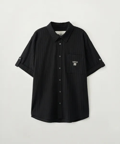 韓國 Satur Rolled-up Half Shirt【SR401】