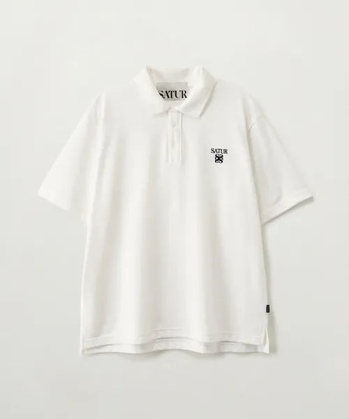 韓國 Satur Lauren Piqué Polo Short Sleeve T-shirt【SR402】