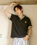 韓國 Satur Lauren Piqué Polo Short Sleeve T-shirt【SR402】