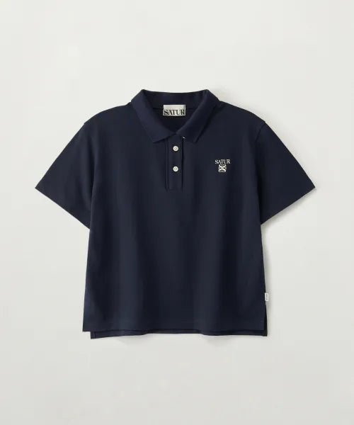 韓國 Satur (W) Lauren Piqué Polo Short Sleeve T-shirt【SR411】