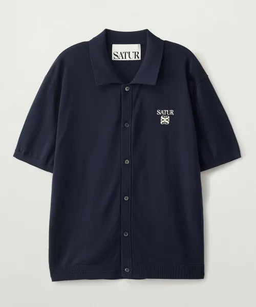 韓國 Satur Collared Half Knit Cardigan【SR398】