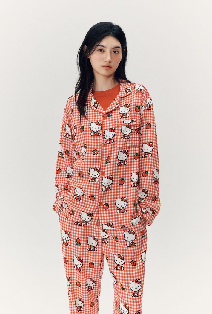 韓國 SPAO Sanrio Characters Long-sleeved Pajamas【SP466】