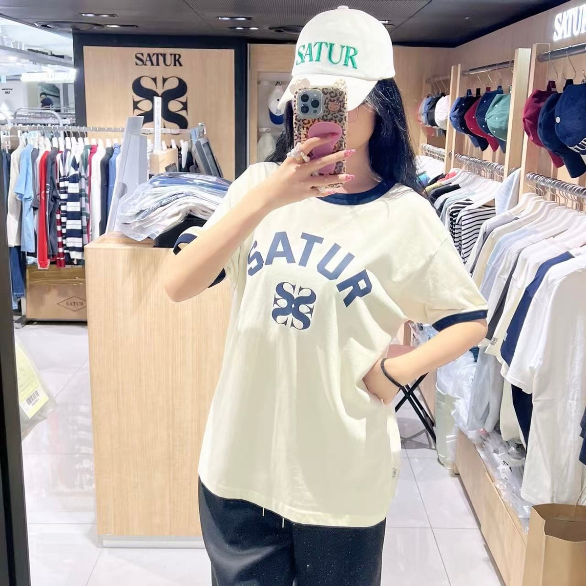 韓國 Satur T-Shirt (男女同款)【SR310】