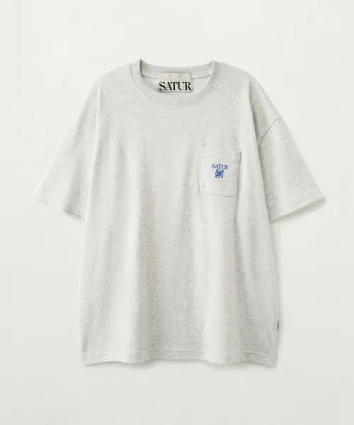 韓國 Satur Apero Logo Pocket Short Sleeve T-shirt【SR391】